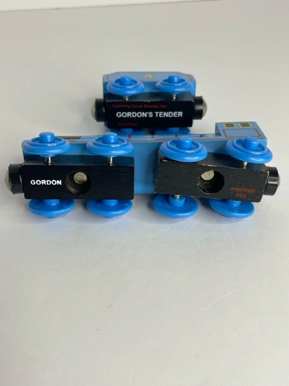 2003 Learning Curve Thomas & Friends Wooden Gordon And Tender 3189TF100 RC2 - Picture 2 of 14